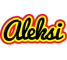 Aleksi flaming logo