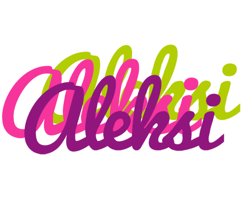 Aleksi flowers logo
