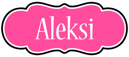 Aleksi invitation logo