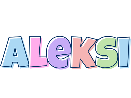 Aleksi pastel logo