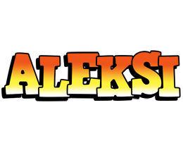 Aleksi sunset logo