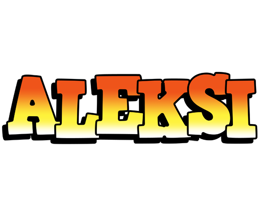 Aleksi sunset logo