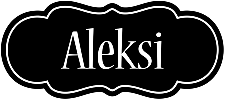 Aleksi welcome logo