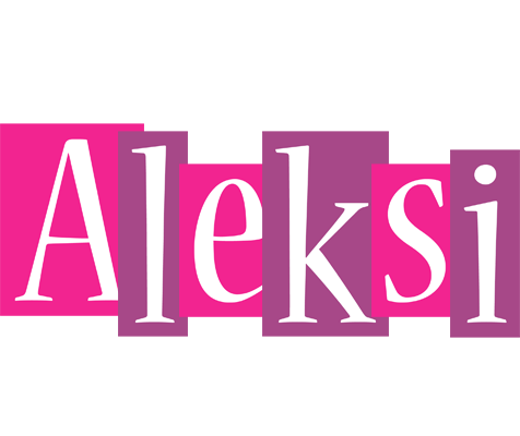 Aleksi whine logo