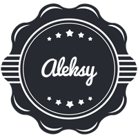 Aleksy badge logo