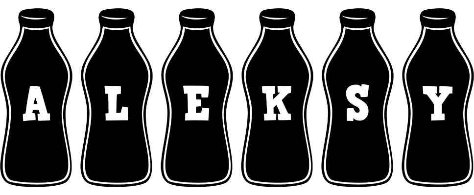 Aleksy bottle logo