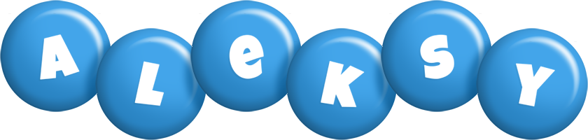 Aleksy candy-blue logo