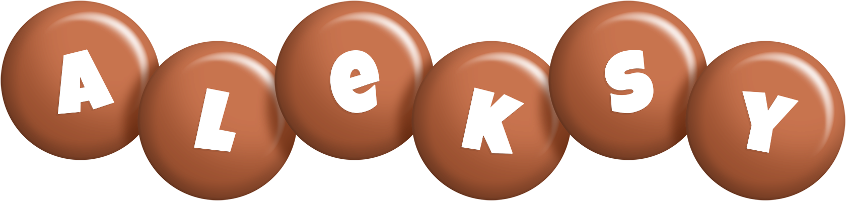 Aleksy candy-brown logo