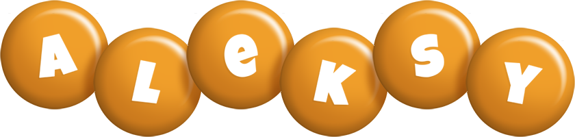 Aleksy candy-orange logo