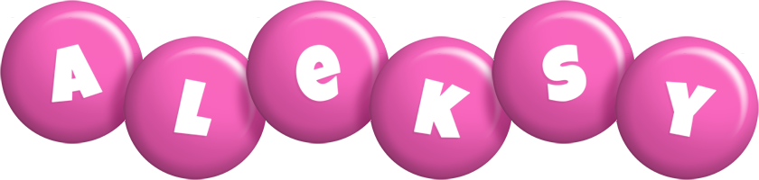 Aleksy candy-pink logo