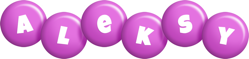 Aleksy candy-purple logo