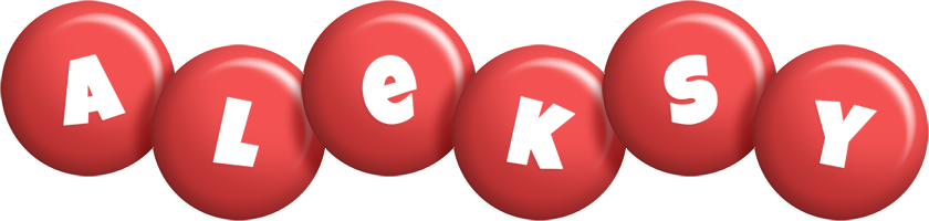 Aleksy candy-red logo