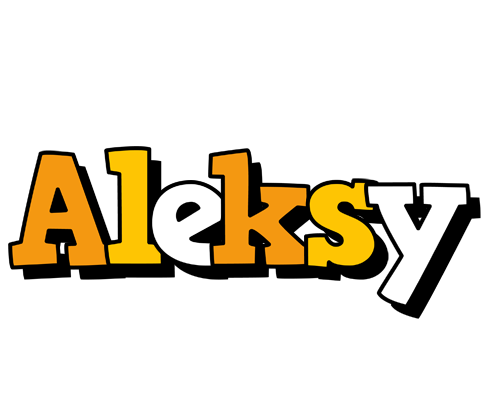 Aleksy cartoon logo