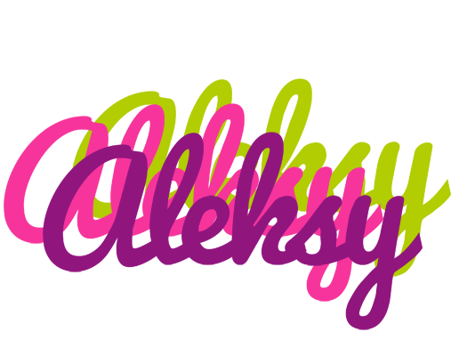 Aleksy flowers logo