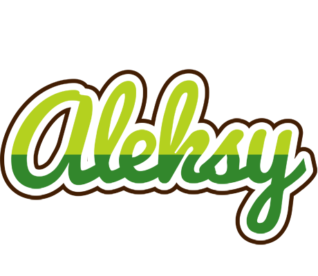 Aleksy golfing logo