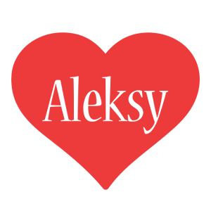Aleksy love logo