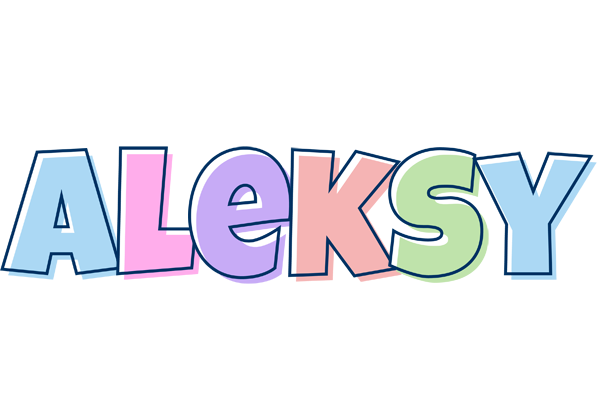 Aleksy pastel logo