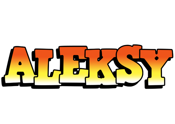 Aleksy sunset logo