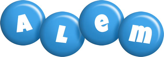 Alem candy-blue logo