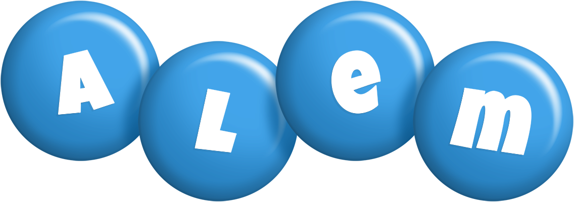 Alem candy-blue logo