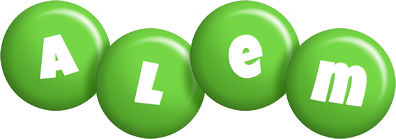 Alem candy-green logo