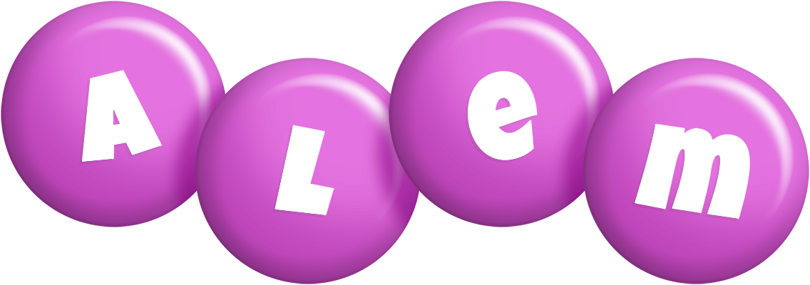 Alem candy-purple logo