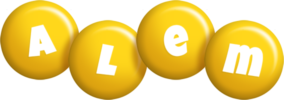 Alem candy-yellow logo