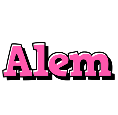 Alem girlish logo