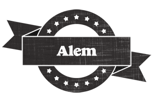 Alem grunge logo