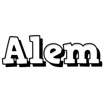 Alem snowing logo