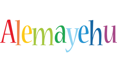 Alemayehu birthday logo