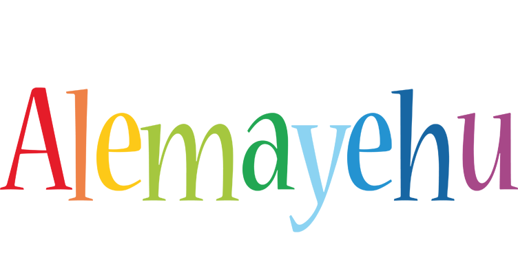 Alemayehu birthday logo