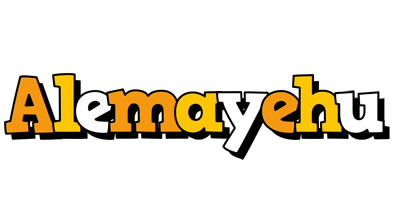 Alemayehu cartoon logo