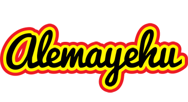 Alemayehu flaming logo