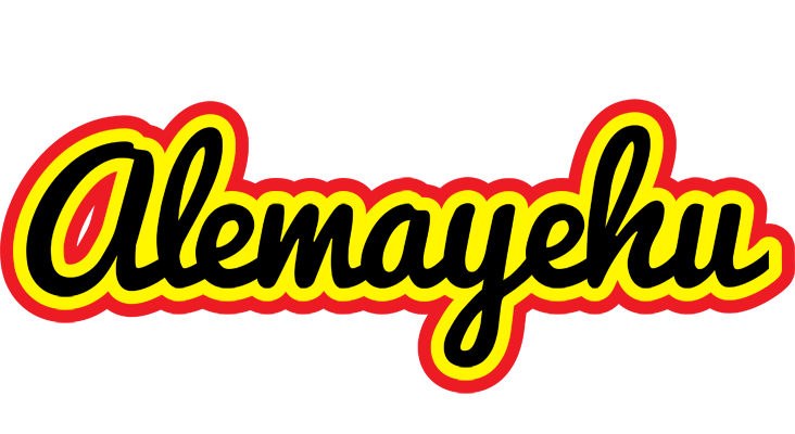 Alemayehu flaming logo