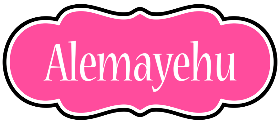 Alemayehu invitation logo