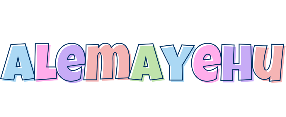 Alemayehu pastel logo