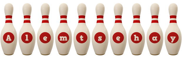 Alemtsehay bowling-pin logo