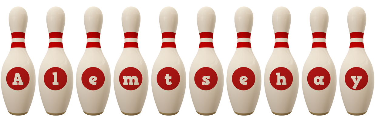 Alemtsehay bowling-pin logo