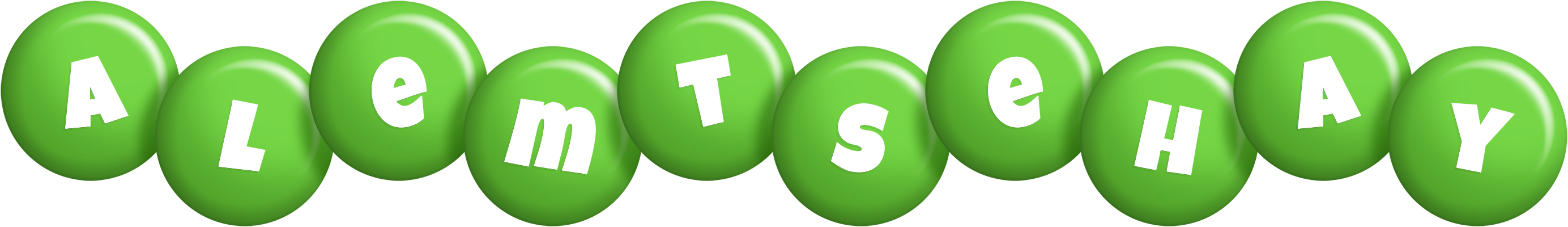 Alemtsehay candy-green logo