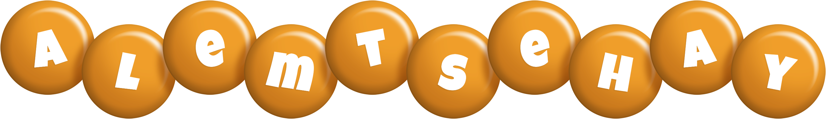 Alemtsehay candy-orange logo