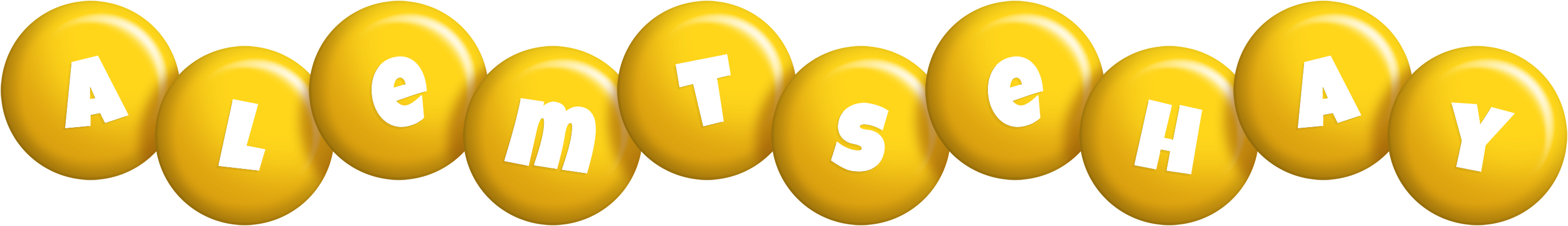 Alemtsehay candy-yellow logo
