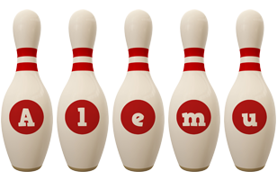 Alemu bowling-pin logo