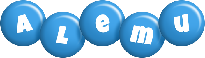 Alemu candy-blue logo