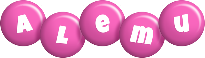 Alemu candy-pink logo