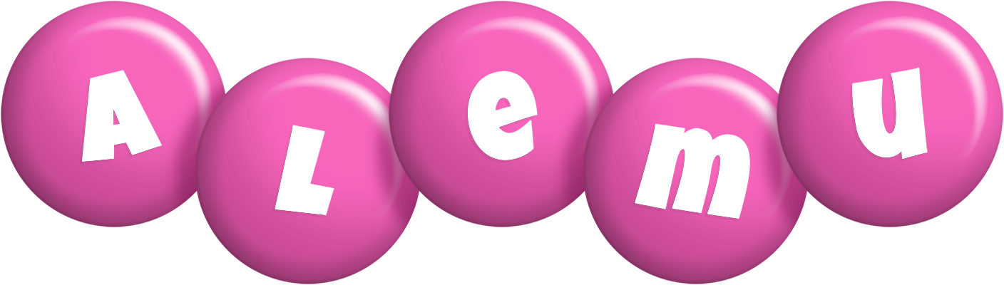 Alemu candy-pink logo