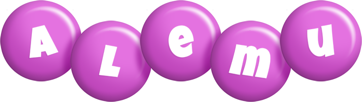 Alemu candy-purple logo