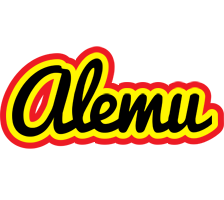 Alemu flaming logo