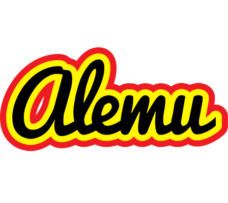 Alemu flaming logo