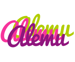 Alemu flowers logo